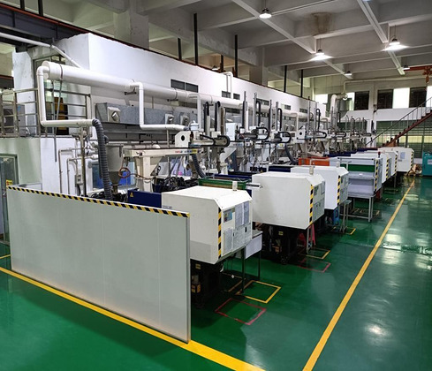 Injection moulding machines at Fides Global Link